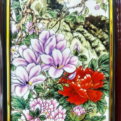 Bộ tranh sứ Tứ Quý - sản phẩm trang trí nhà cửa đẹp và độc đáo, mang nhiều ý nghĩa phong thủy may mắn